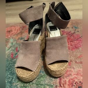 Dolce Vita Women's Taupe Espadrille Wedges